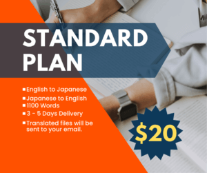 Translation Service- StandardPlan