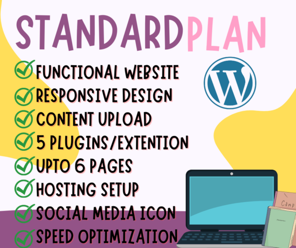 wordpress development - standard plan